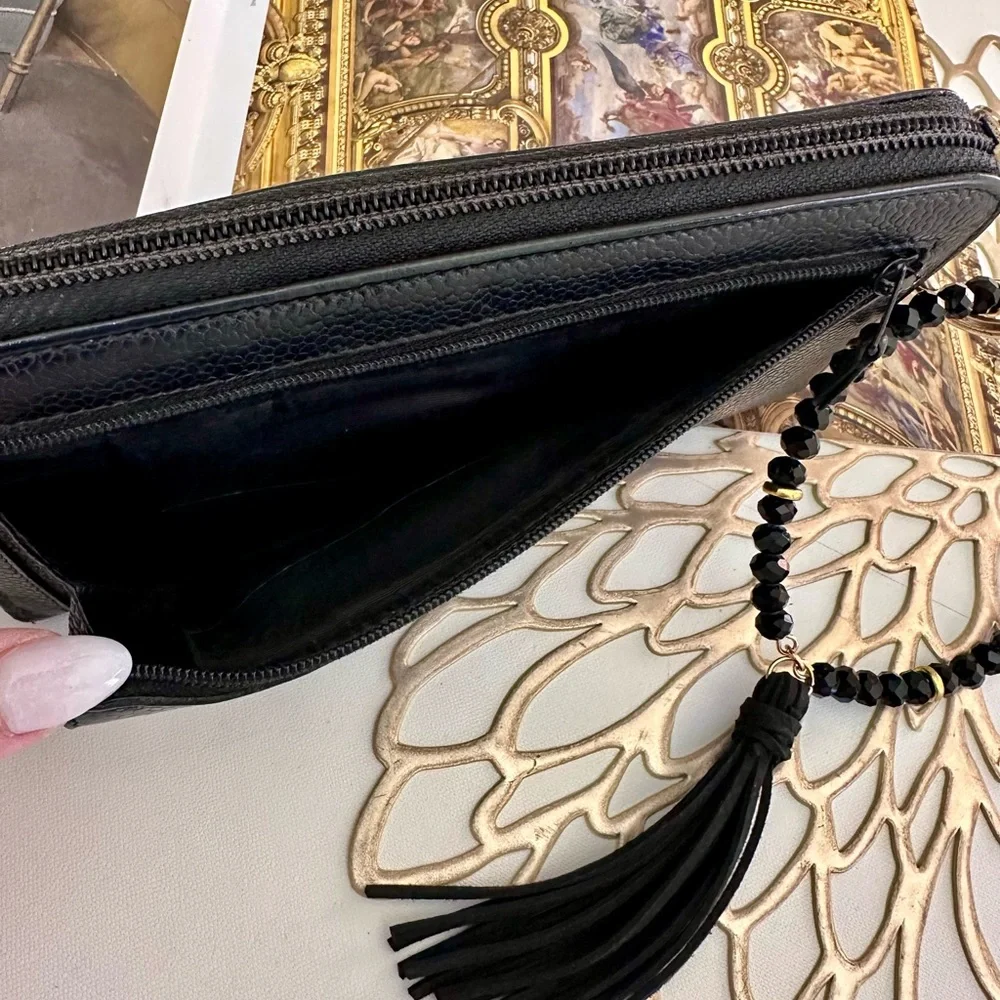 CHANEL Long Zip Wallet Caviar - Picture 9 of 10